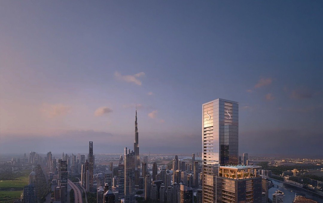 Dubai skyline at dusk